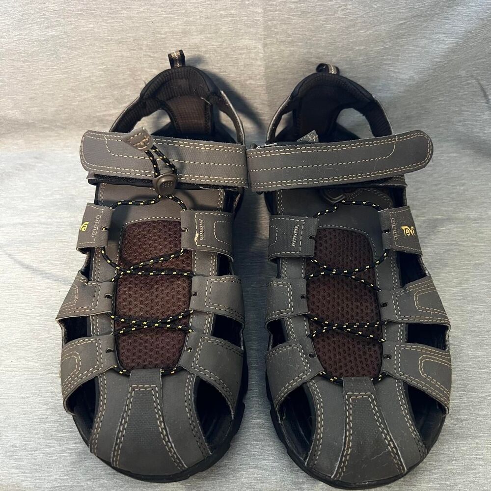 Teva Men's Brown and Grey Sandals